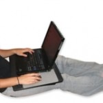 Laptop on laps