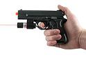 Airsoft Handgun with Laser Sight