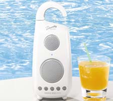 iSplash Wireless ZipConnect Splashproof Speaker System & 900MHz Transmitter