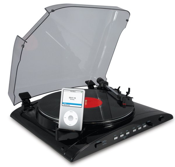 ION iPROFILE Turntable with Direct-to-iPod Transfer
