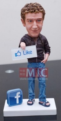 Mark Zuckerberg figurine
