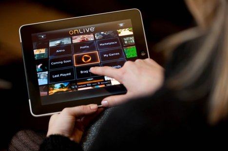 OnLive on an iPad for gaming