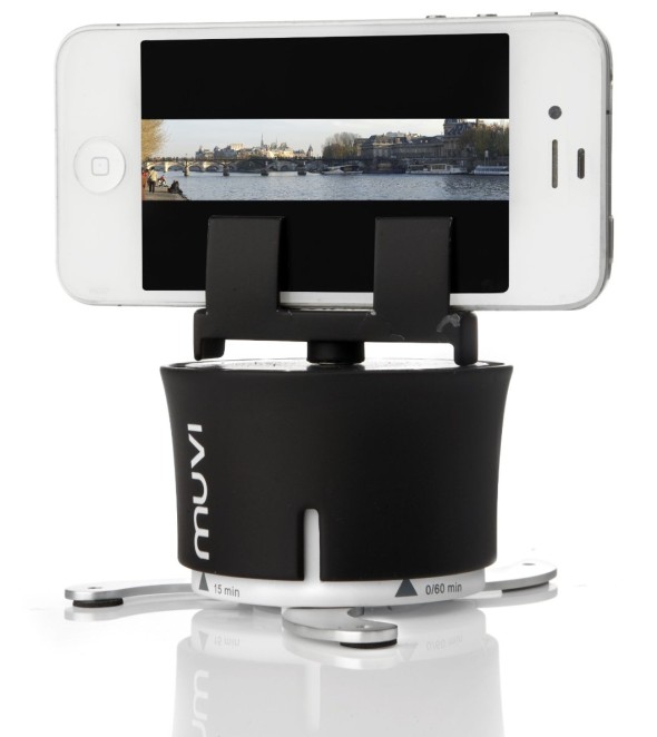 Veho X-Lapse shown with a smartphone